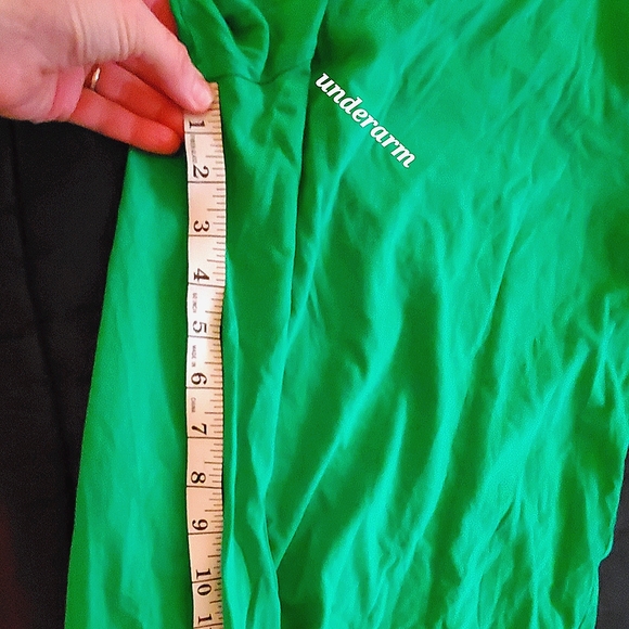 Talbots Women's Green Ruffle Front V-neck 3/4 Tee - Picture 13 of 14